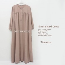 Elmira-033 Basic Dress Crinkle Airflow